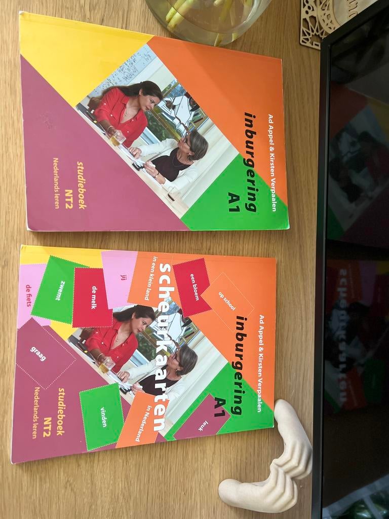 NT2 A1 Inburgeren boek en scheurkaarten Ad appel, Ophalen of Verzenden, Alpha, Zo goed als nieuw, Niet van toepassing