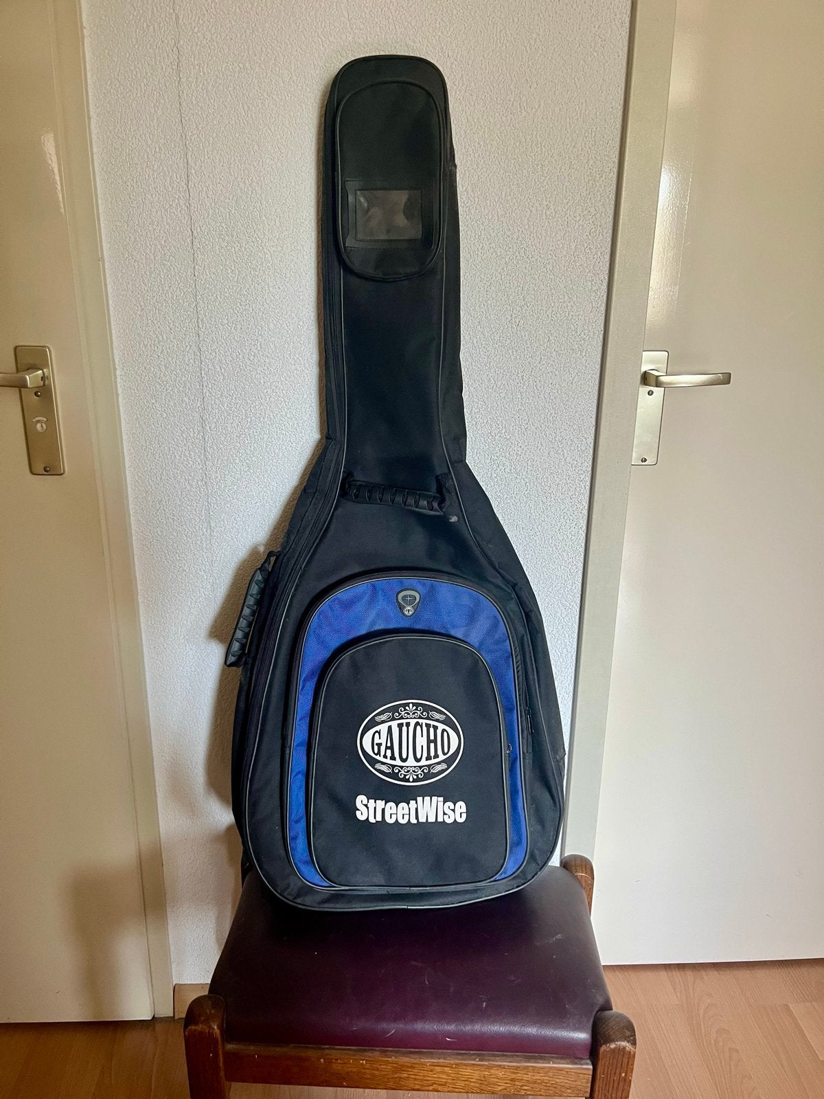 Gaucho StreetWise gitaartas - Zwart/Blauw, Ophalen, Gebruikt, Akoestische gitaar
