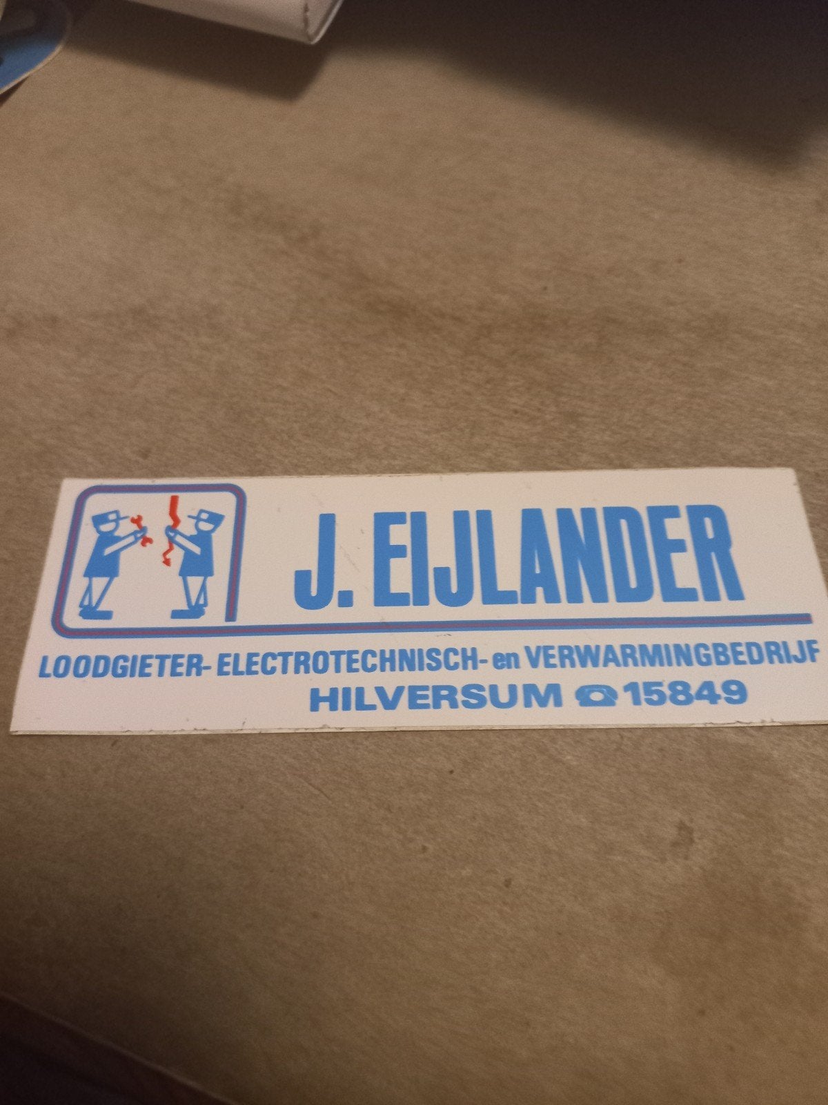 J eijlander verwarming loodgieter Hilversum, Verzamelen, Ophalen of Verzenden, Zo goed als nieuw