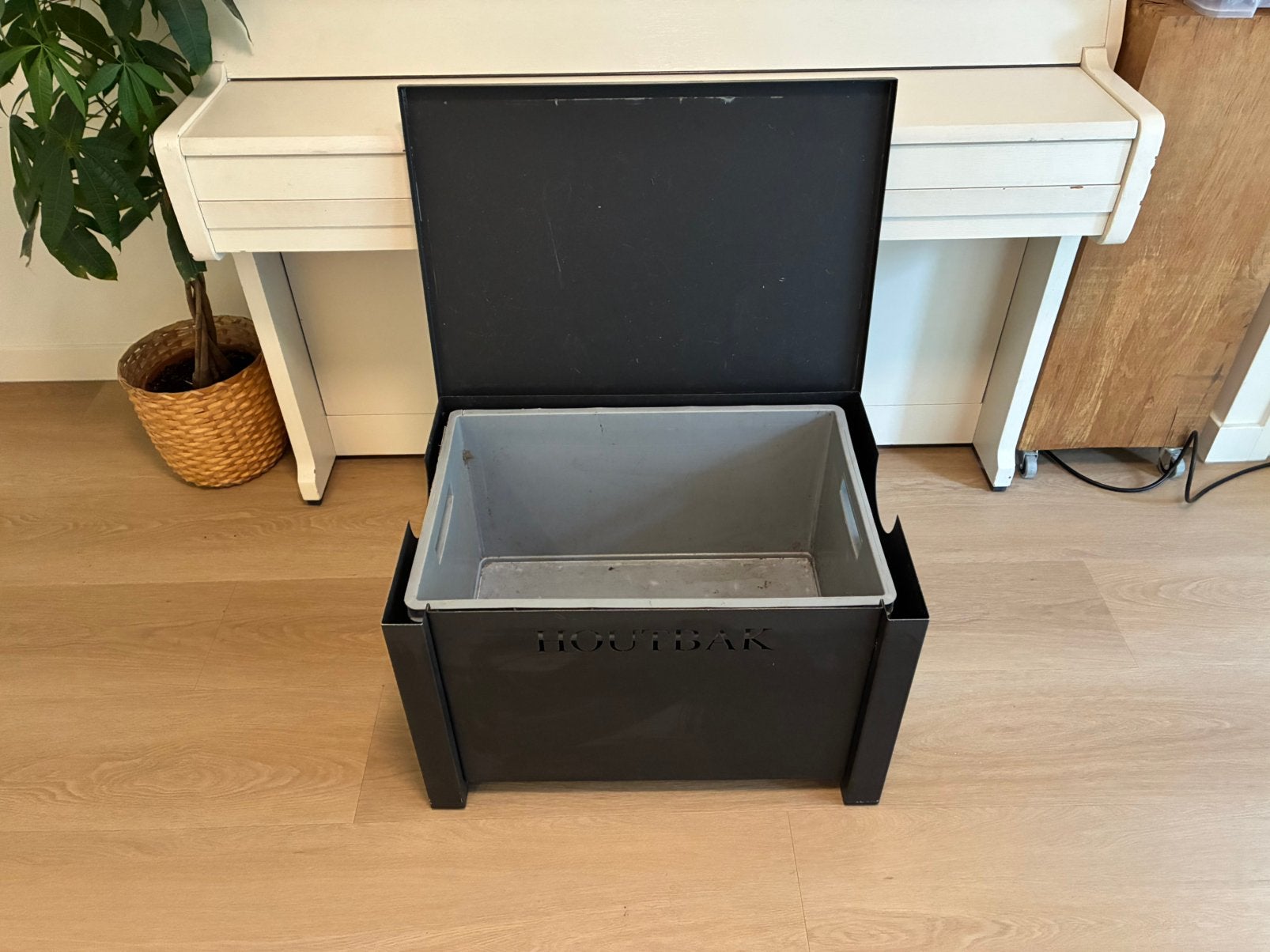 Houtbak, Ophalen, Zo goed als nieuw, Minder dan 50 cm