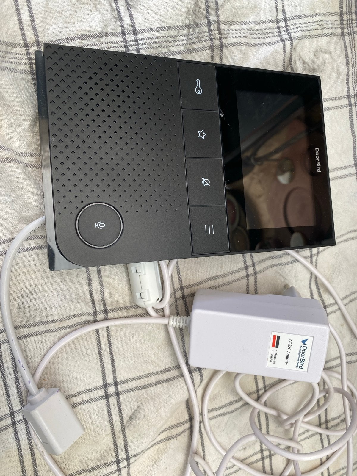 Doorbird video deurbel  en adapter, Ophalen of Verzenden, Compleet systeem, Draadloos, Beweging