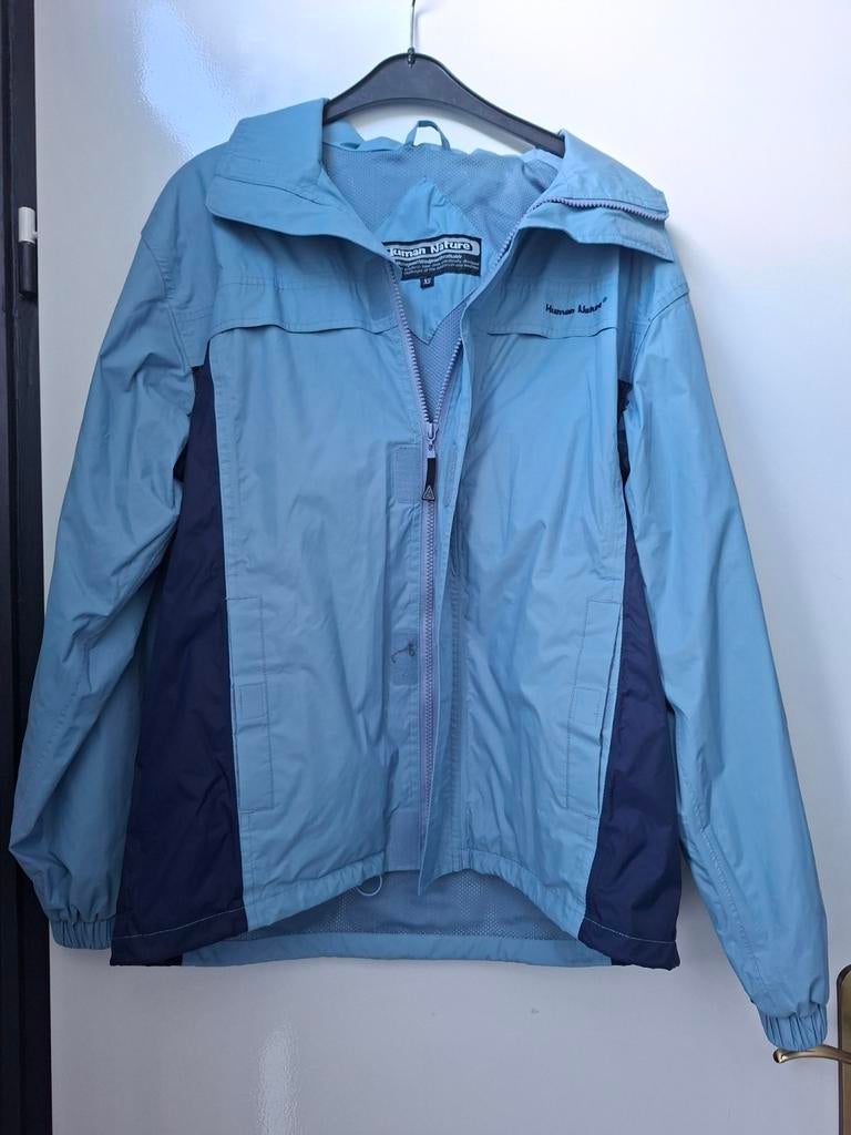 Human Nature regenjas - Blauw, Ophalen of Verzenden, Zo goed als nieuw, Regenjas, Dames