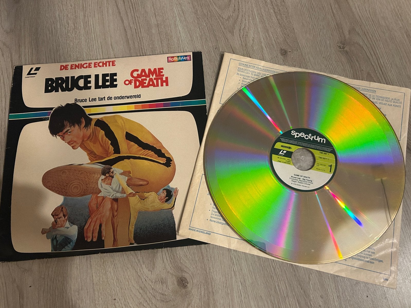 Laserdisc/Laservision Bruce Lee - Game of Death, Ophalen of Verzenden, Zo goed als nieuw