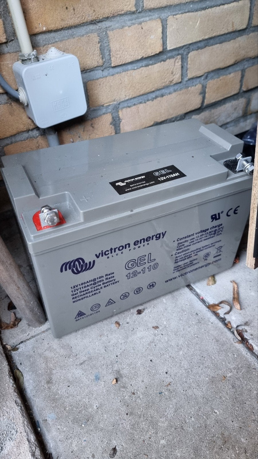 Victron Gel accu 12v 110Ah, Ophalen of Verzenden