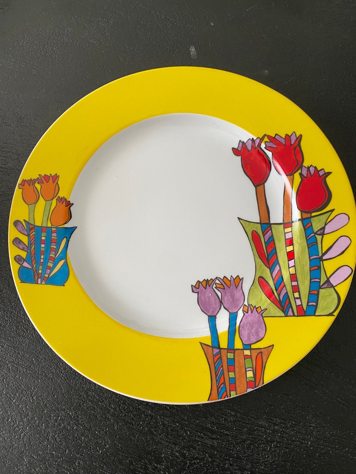 Abrona Schoonhoven Keramiek borden - 'De Smaak van Kunst', Ophalen of Verzenden