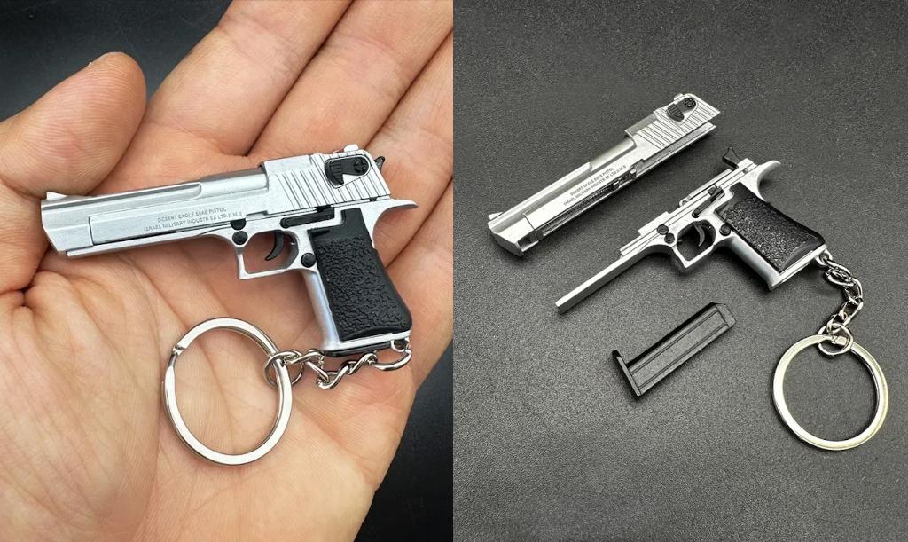 Prachtige Desert Eagle .50 Sleutelhanger (Nieuw), Ophalen of Verzenden, Nieuw, Merk