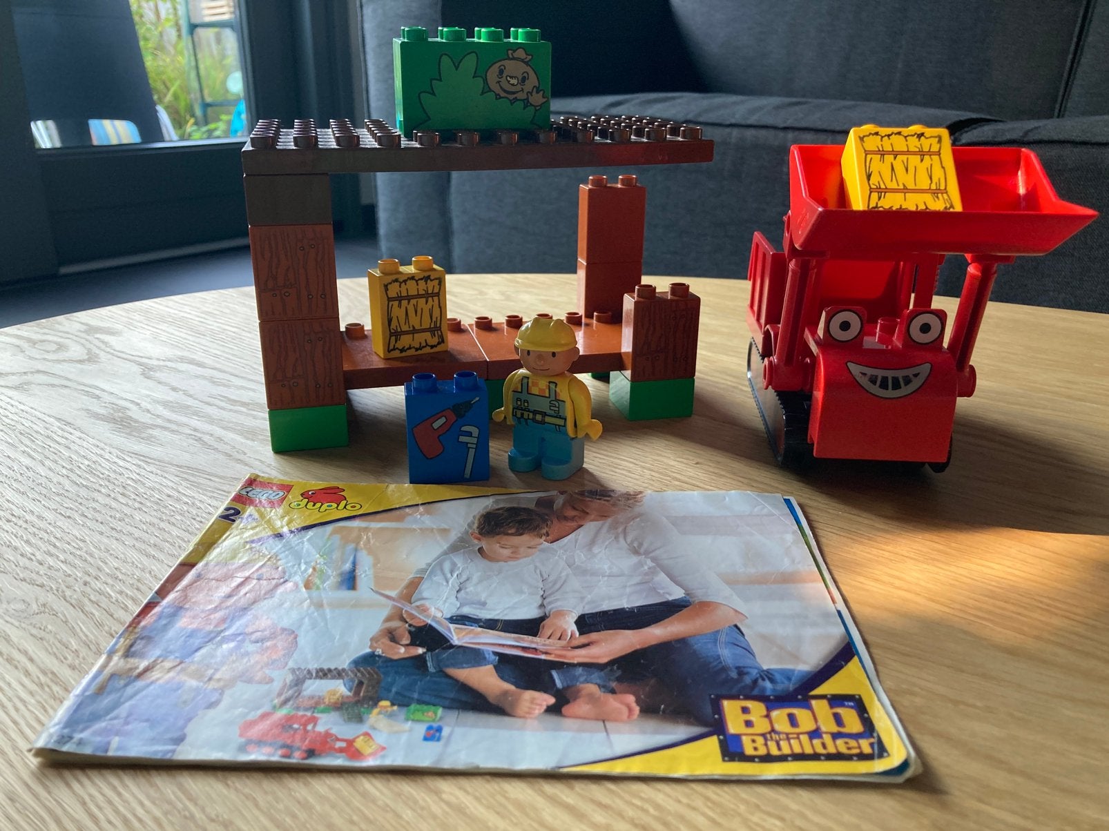 Lego Duplo Bob de Bouwer Muck (met boekje) (3274), Ophalen of Verzenden, Gebruikt, Duplo