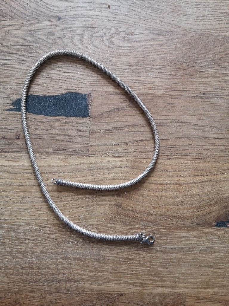 Zilveren ketting 925 sterling zilver – Italiaans – 18 gram, Sieraden, Tassen en Uiterlijk, Kettingen, Ophalen of Verzenden, Gebruikt