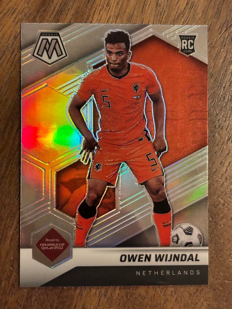 Owen Wijndal Rookie Kaart - Panini Mosaic Road to WC 2022, Ophalen of Verzenden, Zo goed als nieuw, Overige binnenlandse clubs