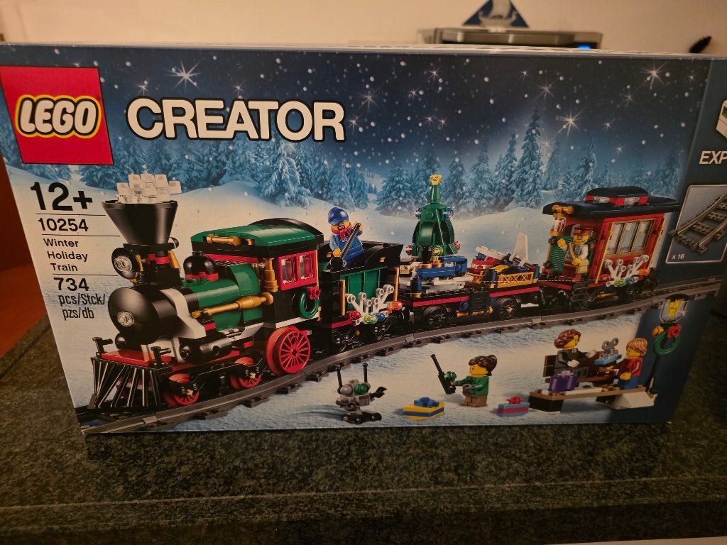 Lego kersttrein 10254, Lego, Nieuw, Ophalen of Verzenden, Complete set
