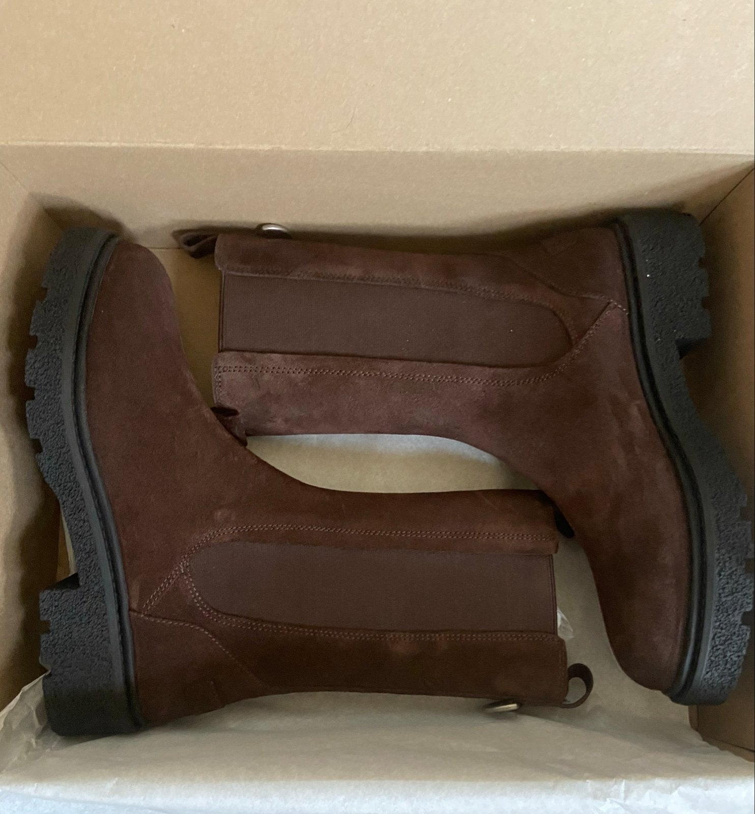 Shabbies Amsterdam Jacy Shelly Chelsea boots - Maat 39, Ophalen of Verzenden, Nieuw, Bruin, Lage of Enkellaarzen