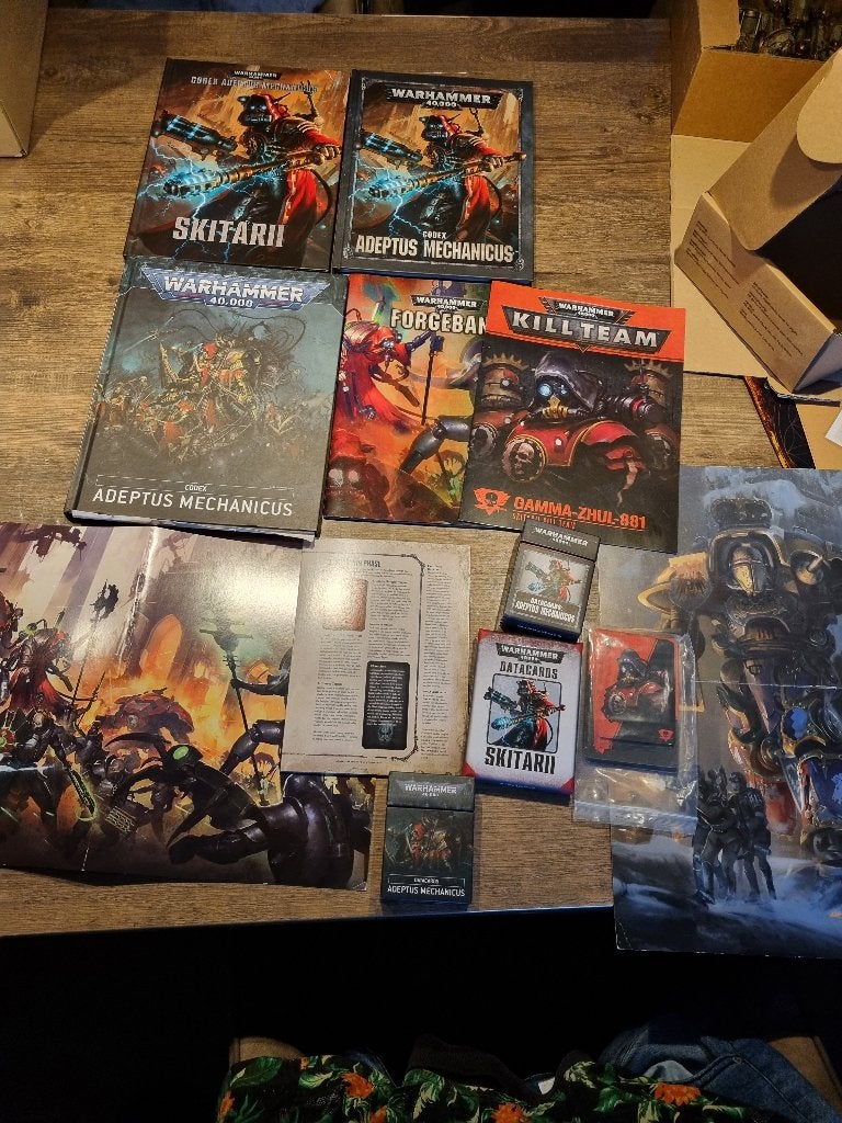 40K Adeptus Mechanicus Oude codex's, Cards en posters., Ophalen of Verzenden, Gebruikt, Warhammer 40000, Boek of Catalogus