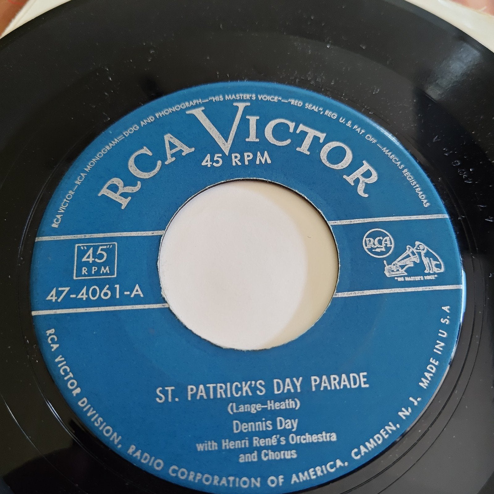 Dennis Day - St. Patrick's Day Parade / B'Gilly, B'Golly, Cd's en Dvd's, Vinyl Singles, Gebruikt, Pop, EP, 7 inch, Ophalen of Verzenden