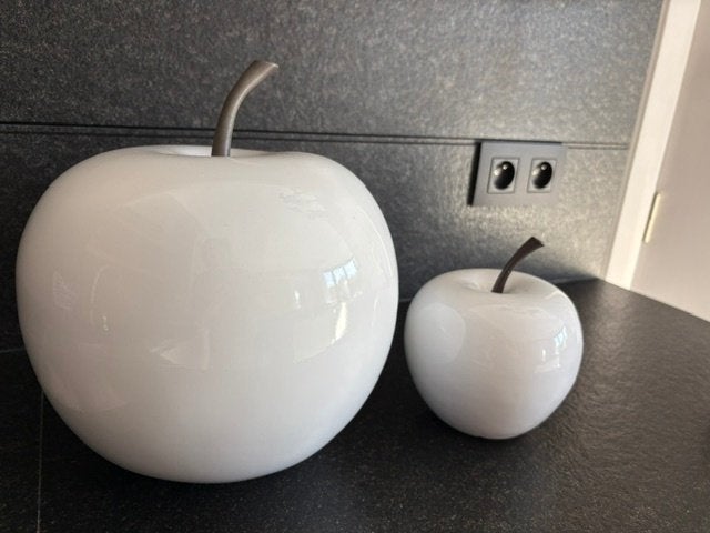 Appeltjes decoratie, Ophalen of Verzenden, Zo goed als nieuw, Wit