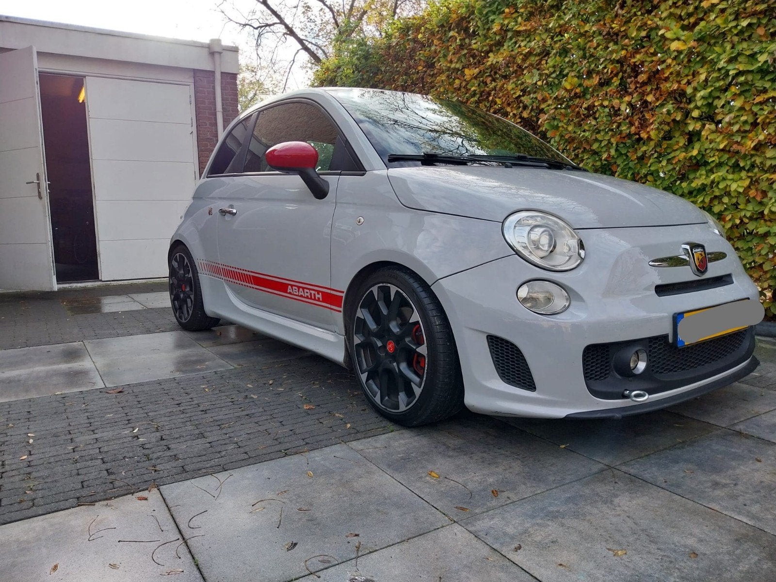 Fiat 500 1.4 Abarth C 2010 Grijs, Auto's, Fiat, Voorwielaandrijving, 15 km/l, 4 cilinders, 1010 kg