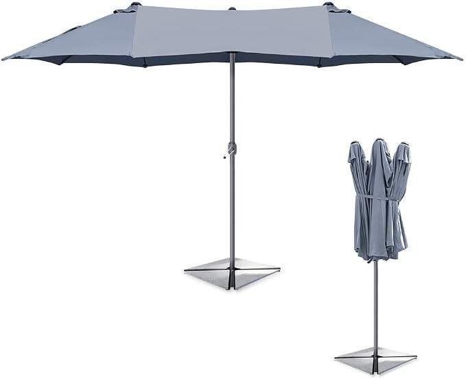 Ziigo dubbele parasol 2.7m x 4,5 m NIEUW in doos, Ophalen, Nieuw, Meer dan 4 meter, Overige typen