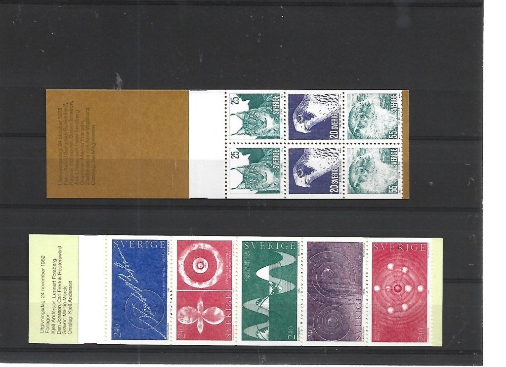 NR 1059 ZWEDEN 2 BOEKJES POSTFRIS, Verzenden, Zweden, Postfris