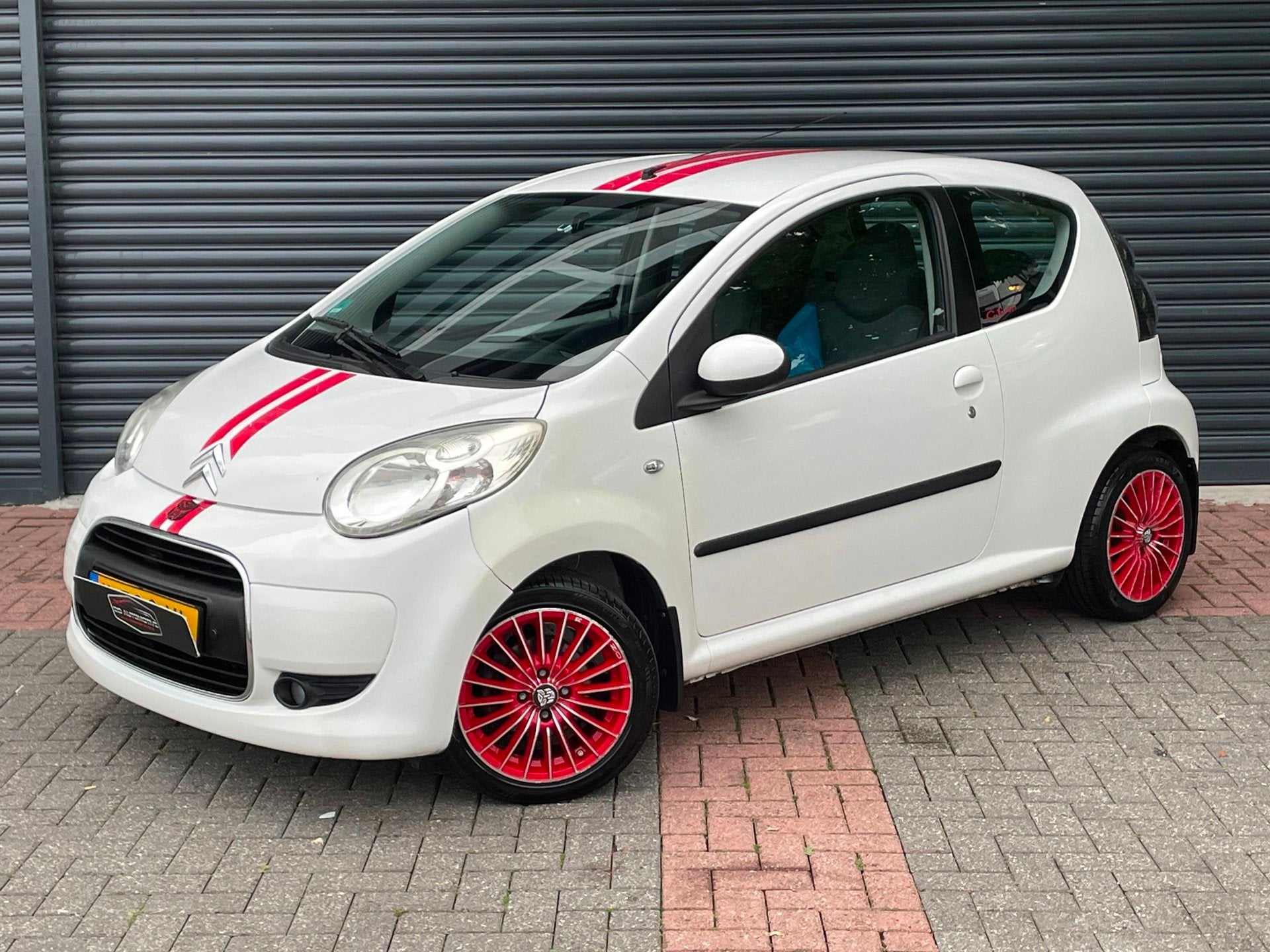 Citroen C1 1.0-12V Ambiance Automaat | Airco | Elektr Ramen, Stof, Gebruikt, 4 stoelen, C1