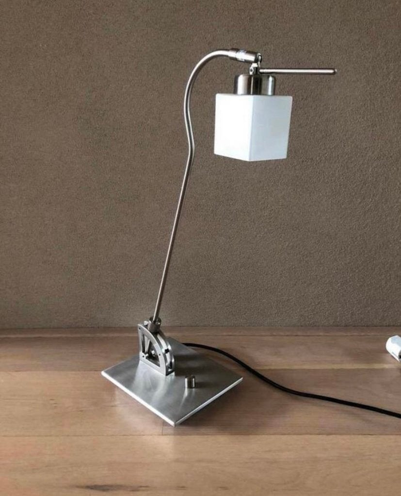 Paget Trading lamp, bureaulamp, industrieel, Ophalen, Zo goed als nieuw, Glas