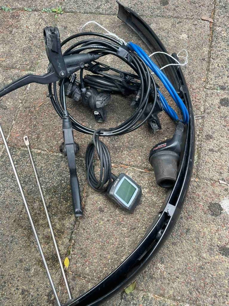 Bosch BDU350 E-bike motor met onderdelen, Gebruikt, Motor, Aluminium, Bosch