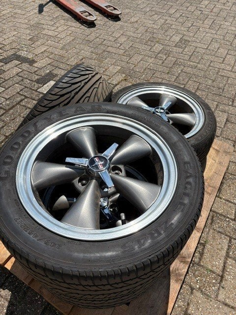 Velgen Ford Mustang, Auto-onderdelen, Banden en Velgen, Ophalen, Gebruikt, Velg(en), 17 inch