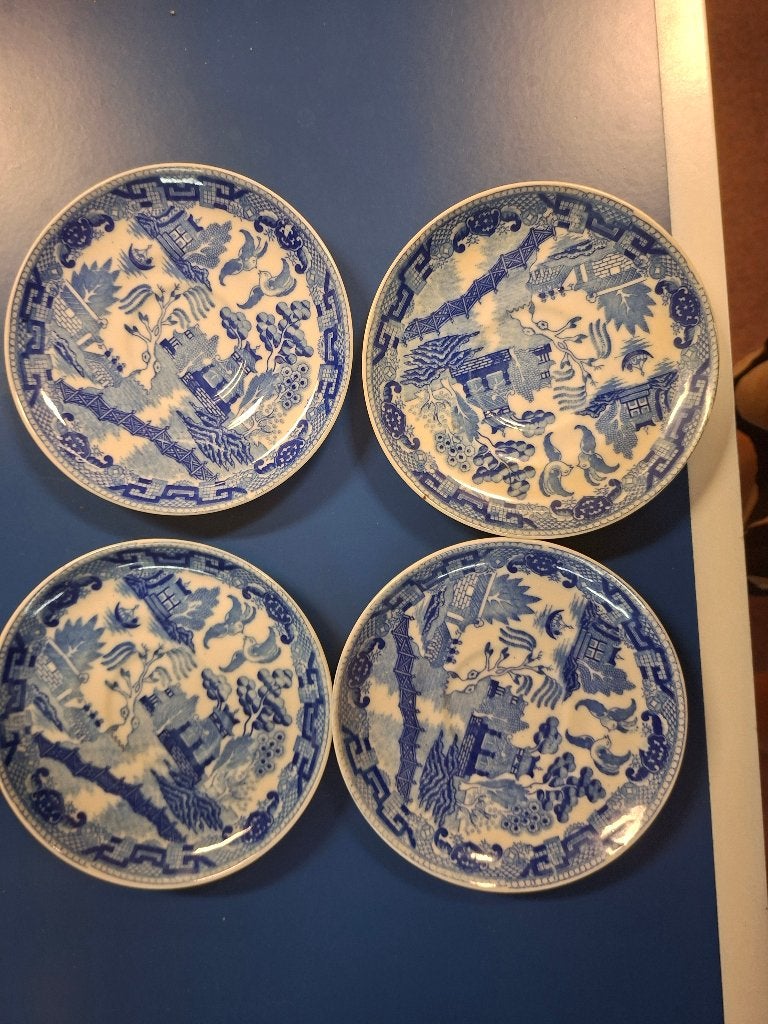 Blue Willow borden, Antiek en Kunst, Ophalen