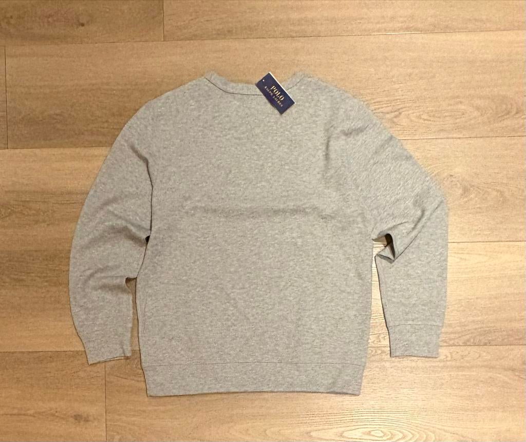 Ralph Lauren Crewneck Grijs - Nieuw met label, Ophalen of Verzenden, Nieuw, Maat 48/50 (M), Grijs