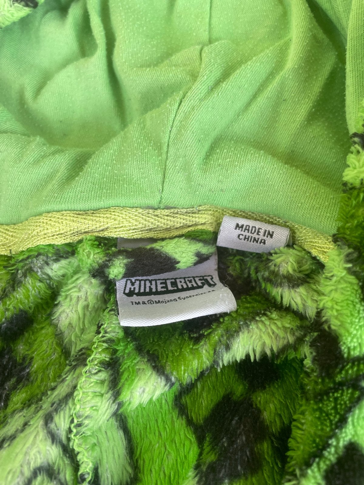 Minecraft Creeper Onesie - Maat 128, Ophalen of Verzenden, Gebruikt, Jongen of Meisje