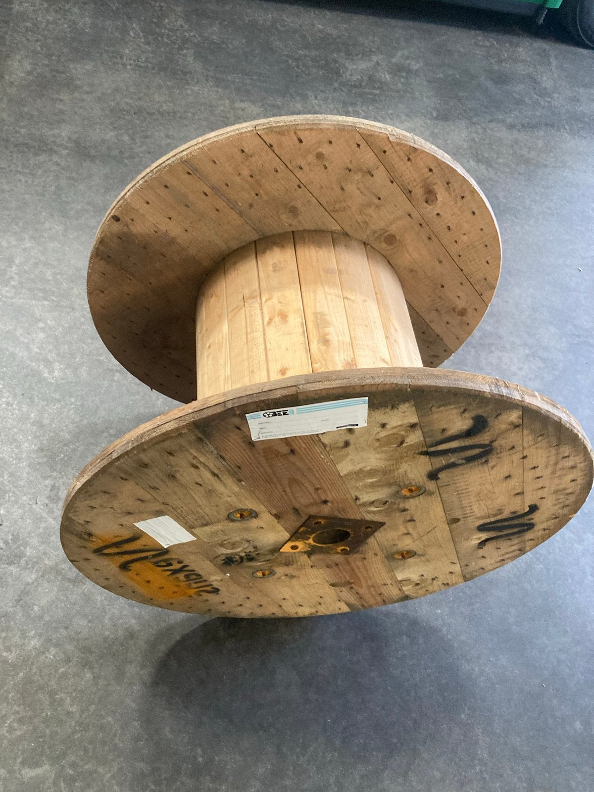 Houten kabelhaspel - Ideaal voor decoratie of tafel, Ophalen