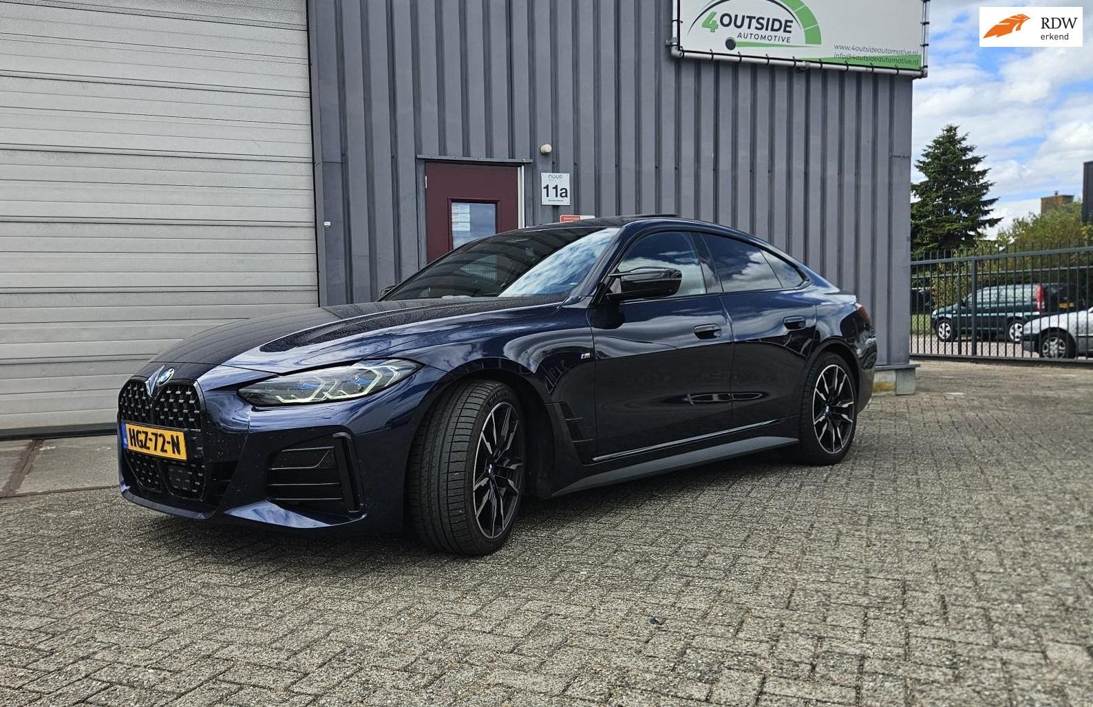 BMW 4-serie Gran Coupé M440i xDrive High Executive, 1800 kg, Euro 6, Blauw, Vierwielaandrijving