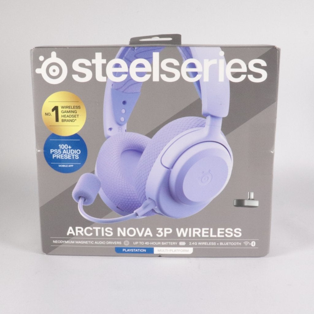 SteelSeries Arctis Nova 3P Wireless Headset Paars - Nieuw