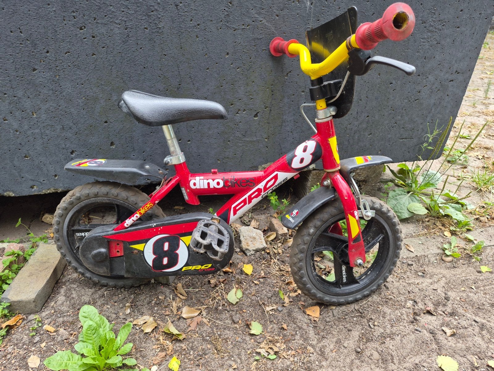 Dino Bikes kinderfiets rood - 12 inch, Fietsen en Brommers, Fietsen | Kinderfietsjes, Ophalen, Gebruikt, Minder dan 16 inch, Dino Bikes