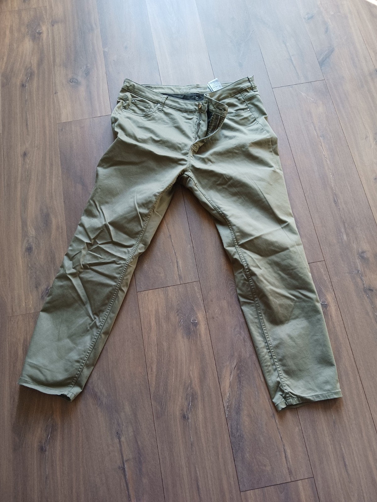 mooie dames broek van ms slim 50 samen of apart, Beige, Maat 46/48 (XL) of groter, Ophalen of Verzenden, MS Mode