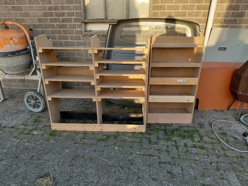 Houten Opbergrek volkswagen transporter t5, Ophalen, Gebruikt, Volkswagen