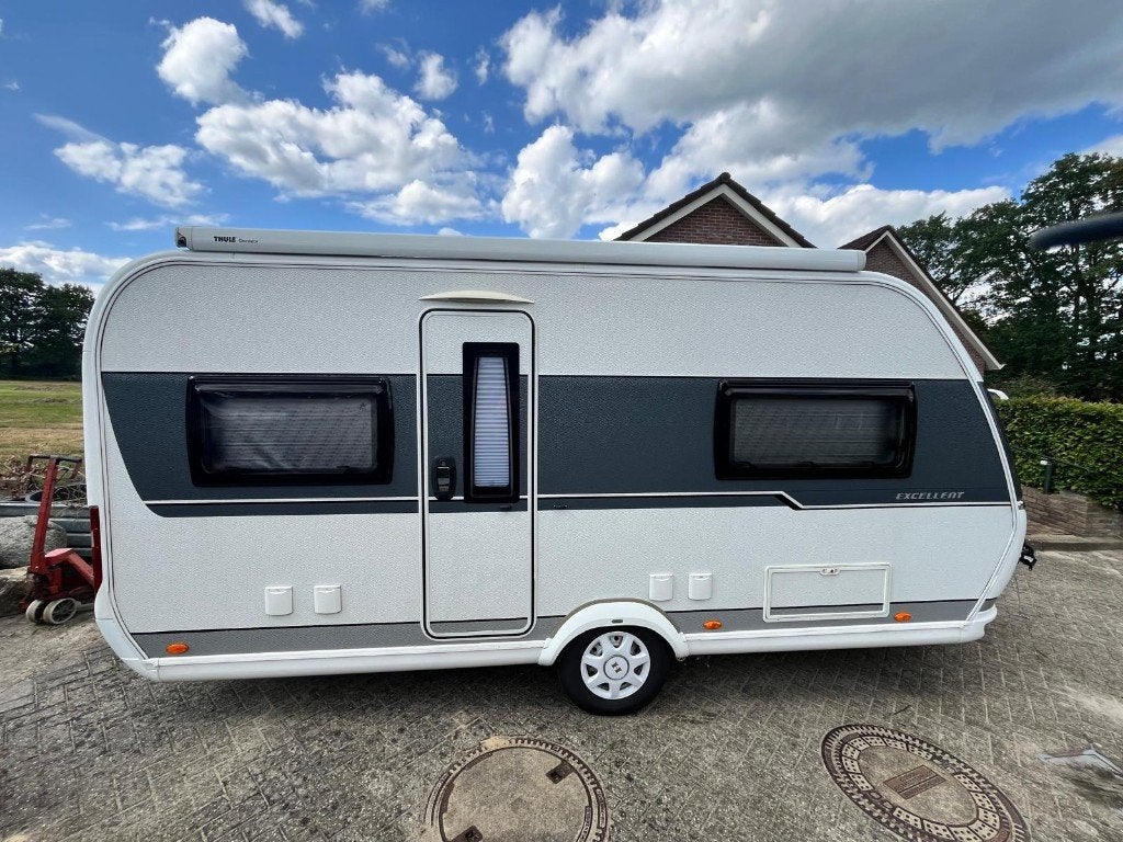 Hobby Excellent 460 UFE (2019), Caravans en Kamperen, Omvormbare zithoek, Rondzit, Hobby, Particulier