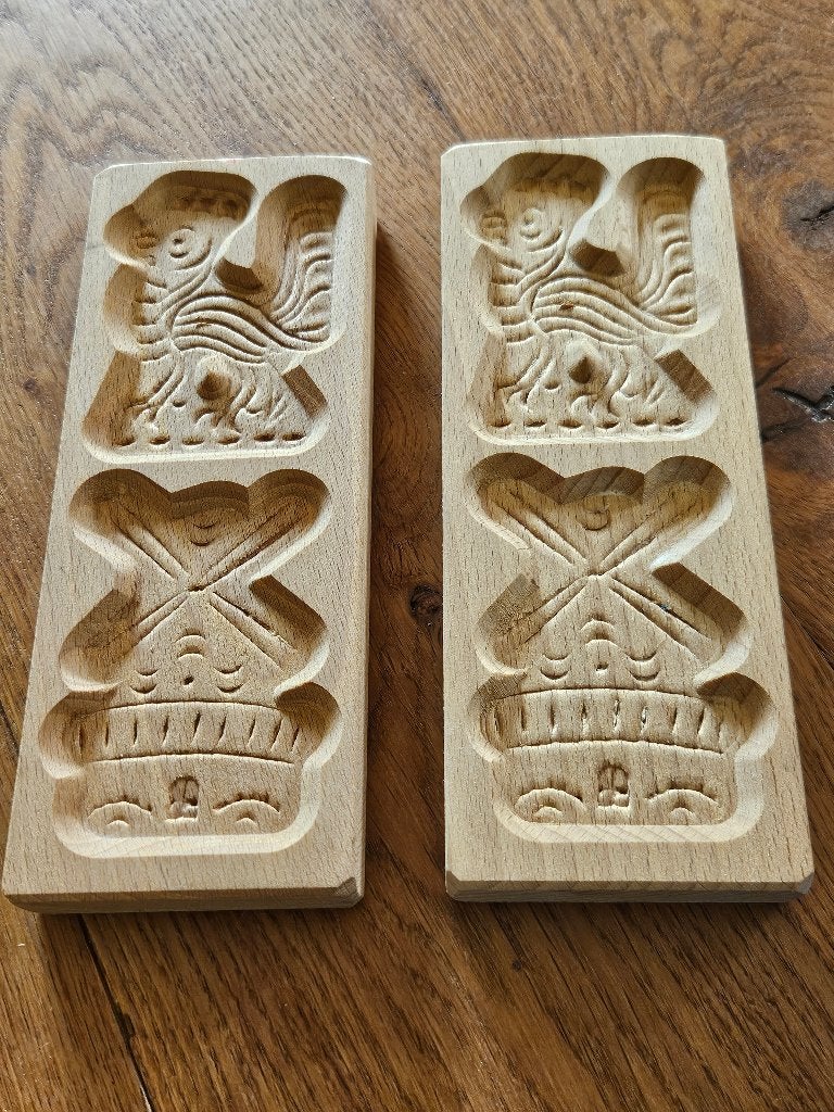 2 lichthouten speculaasplanken, Ophalen of Verzenden