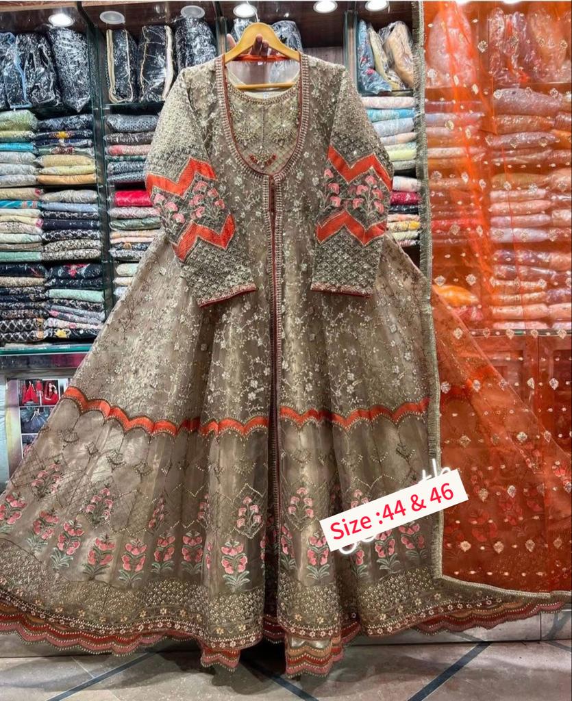 Prachtige Indiase Feestjurk - Maat 44/46, Overige typen, Overige kleuren, Maat 46/48 (XL) of groter, Nieuw