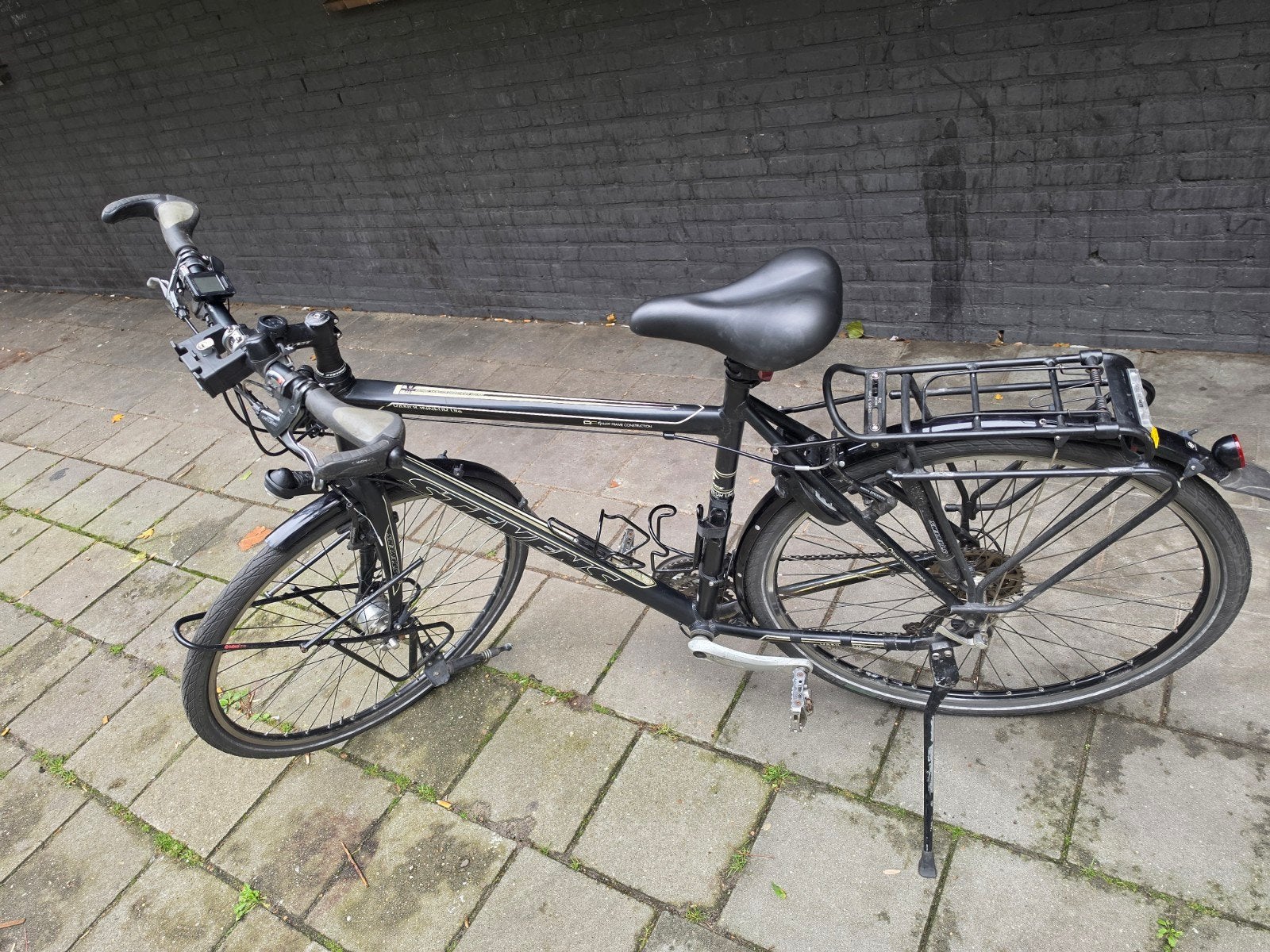 Herenfiets 28 inch, 3x7 versnellingen, naafdynamo, 57 tot 61 cm, Ophalen of Verzenden, Gebruikt, Versnellingen