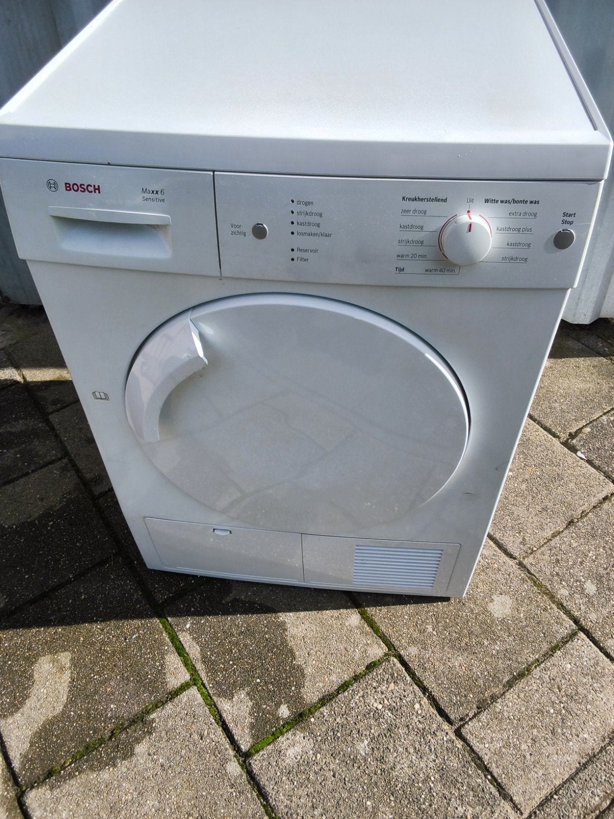 Bosch condensdroger 6kg helemaal schoongemaakt van binnen, Ophalen, 6 tot 8 kg, Gebruikt, 85 tot 90 cm