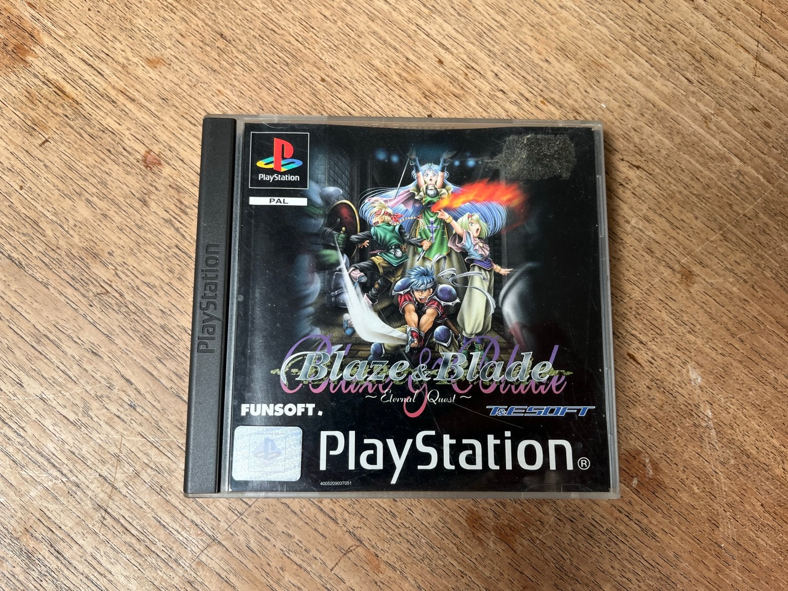 Blaze & Blade - PS1 PAL Case + Booklet Replacement (NO CD), Avontuur en Actie, 1 speler, Ophalen of Verzenden, Zo goed als nieuw