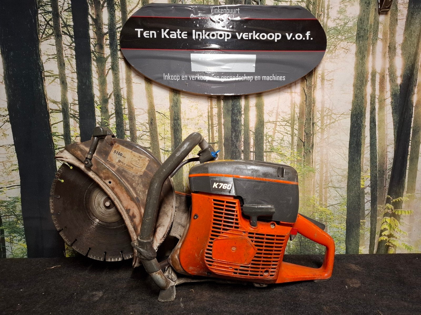 Husqvarna bandenzaag doorslijper k760, Tuin en Terras, Ophalen, Gebruikt, HUSQVARNA