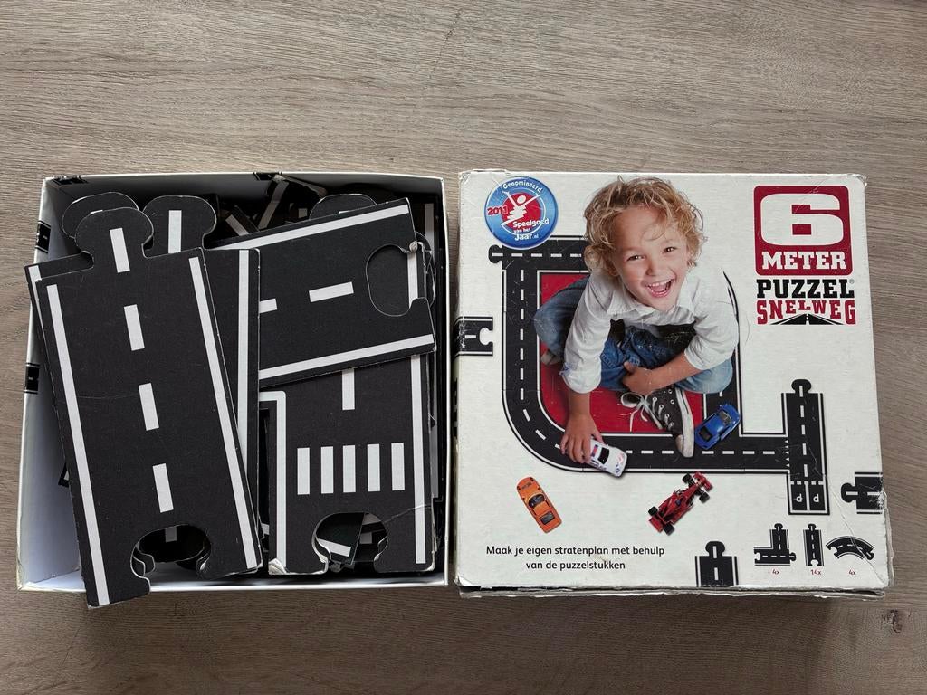 puzzel snelweg (ruim 1,5 doos), Ophalen of Verzenden, Gebruikt, Jongen of Meisje
