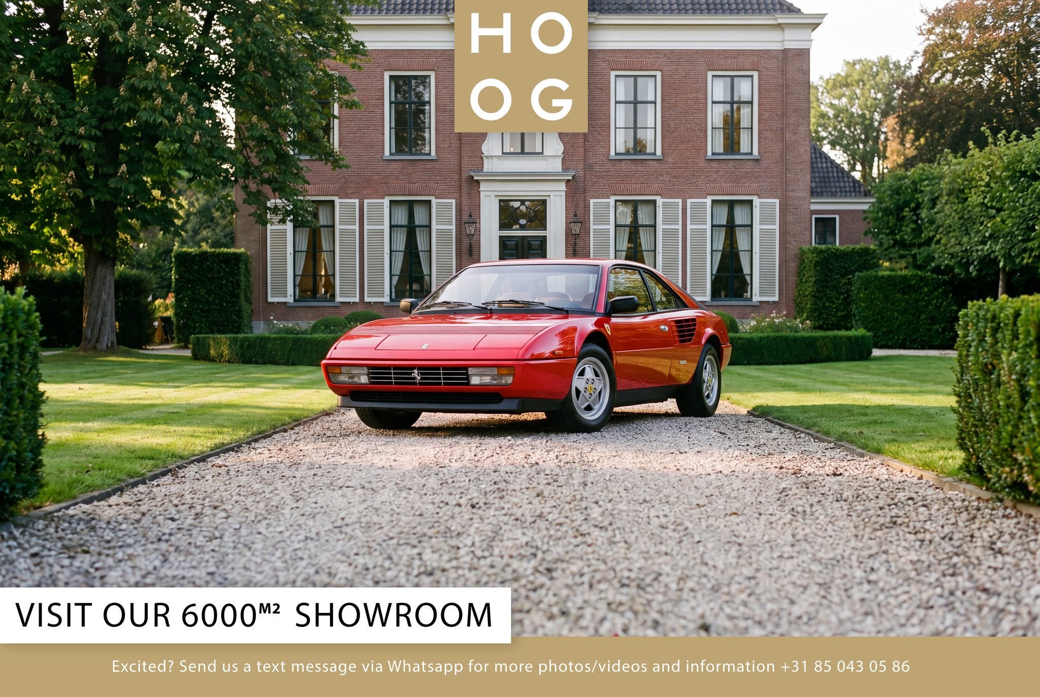 Ferrari Mondial 3.2 Quattrovalvole coupé (bj 1986), Auto's, Ferrari, Gebruikt, 8 cilinders, Overige kleuren, 4 stoelen