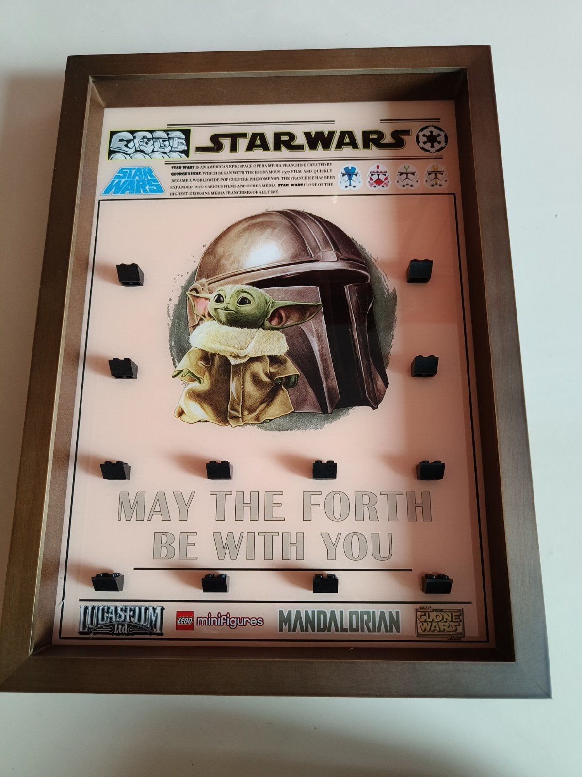 Lego star wars display minifiguren Mandalorian lijst, Kinderen en Baby's, Speelgoed | Duplo en Lego, Ophalen of Verzenden, Nieuw