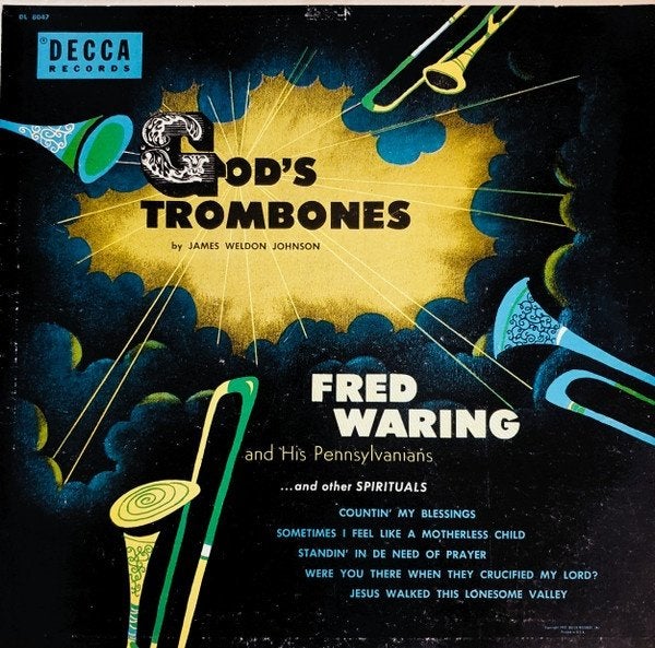LP - Fred Waring & The Pennsylvanians ‎– God's Trombones, LP, Gebruikt, Ophalen of Verzenden, 12 inch