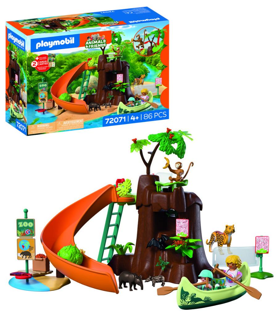 PLAYMOBIL 72071 Dierentiun: Jungle Avontuur 86 delig, Kinderen en Baby's, Speelgoed | Playmobil, Nieuw, Complete set, Ophalen of Verzenden