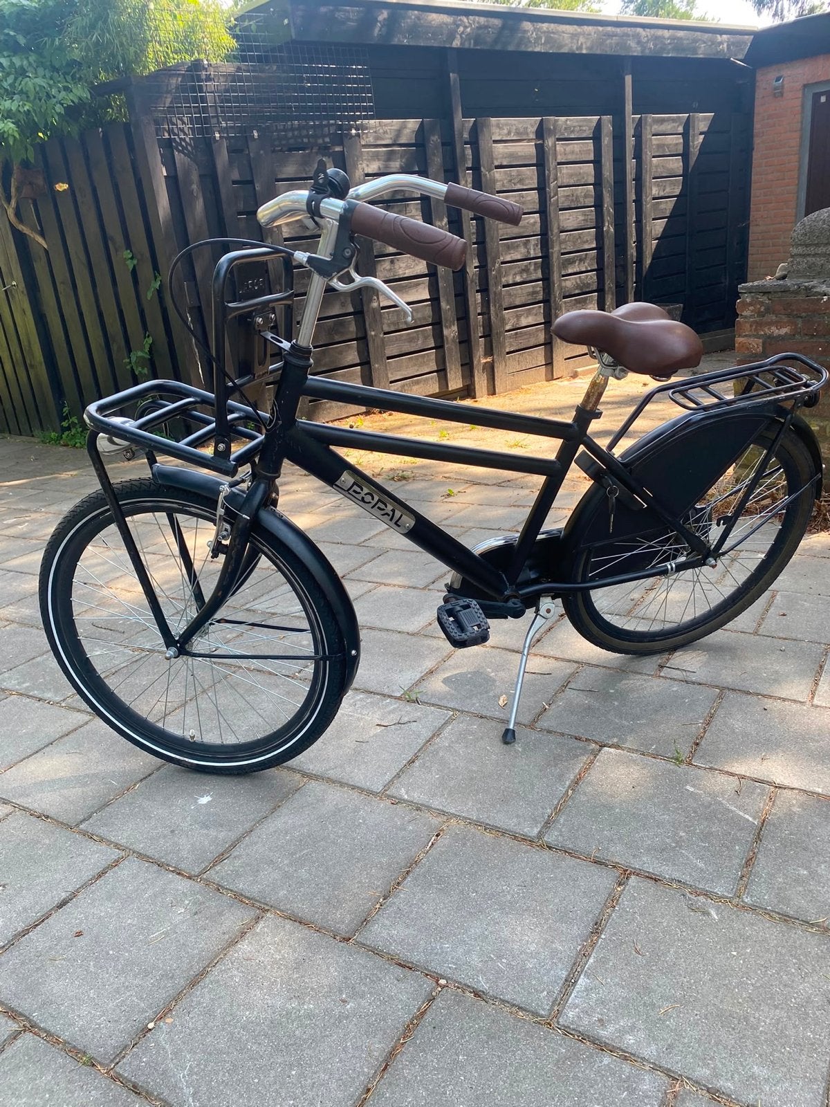 Popal kinderfiets zwart - Goede staat, Ophalen, Gebruikt, Terugtraprem, 20 inch of meer