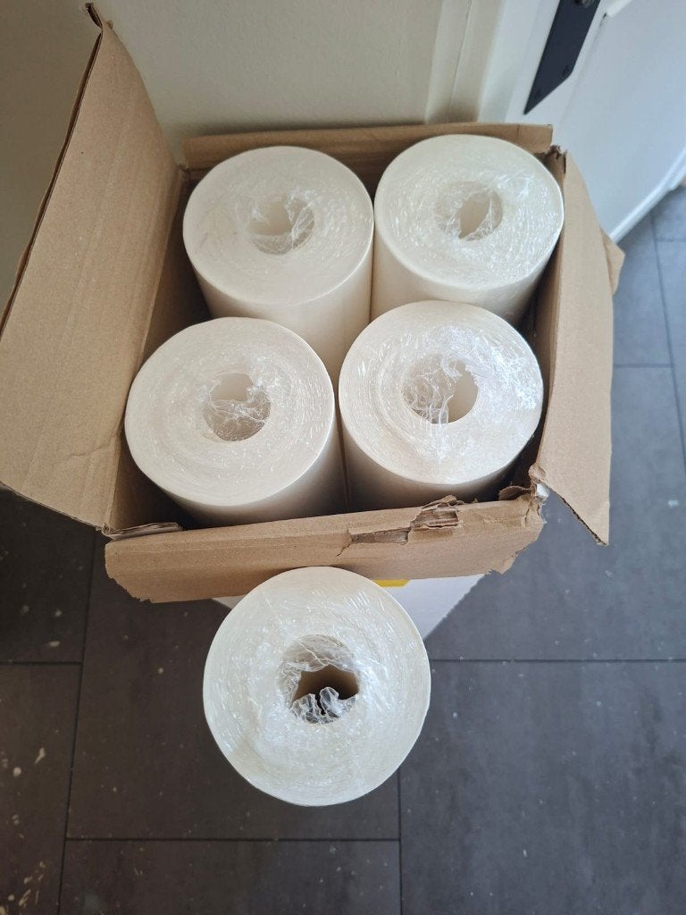 Renovlies behang, Huis en Inrichting, Stoffering | Behang, Ophalen, Natuurlijk, Wit, Renovlies