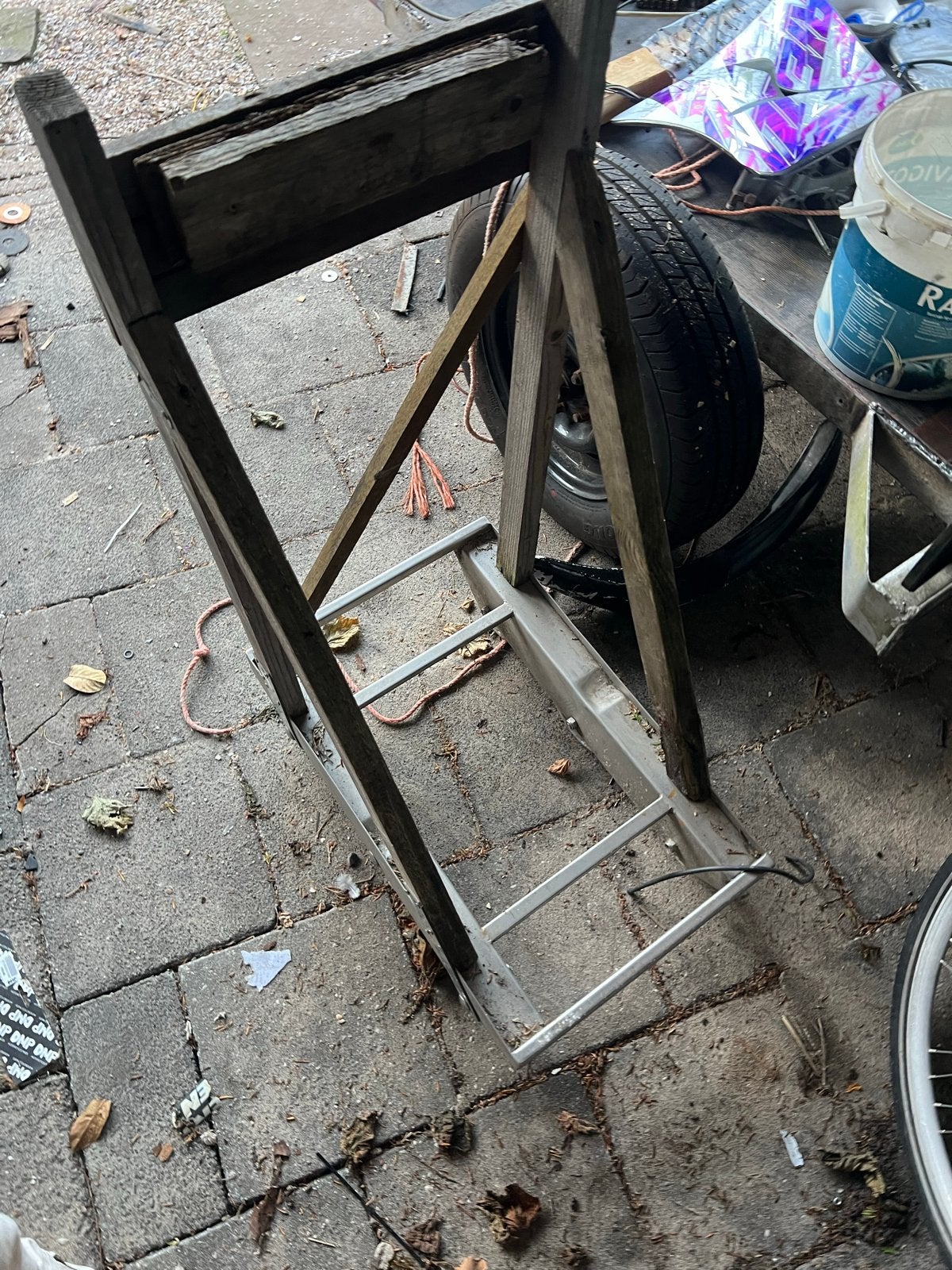 Bok voor buitenboordmotor, Ophalen, Gebruikt, Motor en Techniek