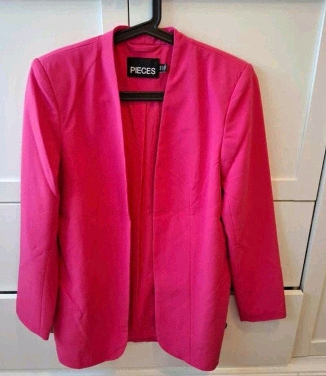 PIECES felroze/fuchsia blazer - Maat S, PIECES, Nieuw, Ophalen of Verzenden, Jasje